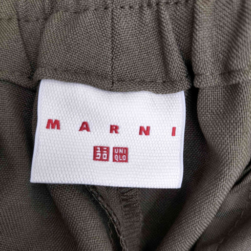 ユニクロ UNIQLO ワイドフィットタックパンツ メンズ JPN:M