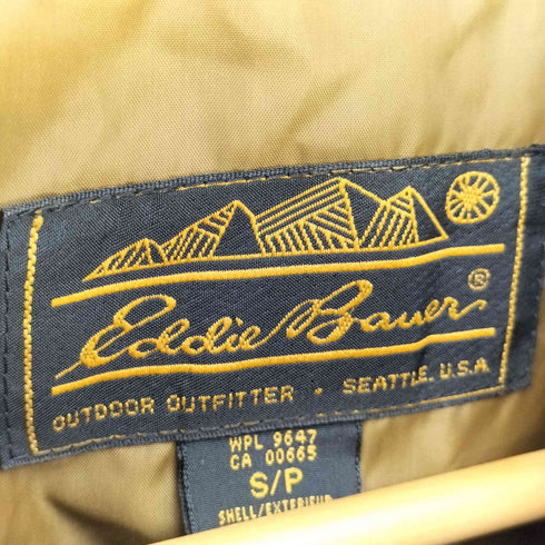 エディーバウアー Eddie Bauer 黒タグ後期 香港製 コットンナイロン ロング モッズコート レディース import:S