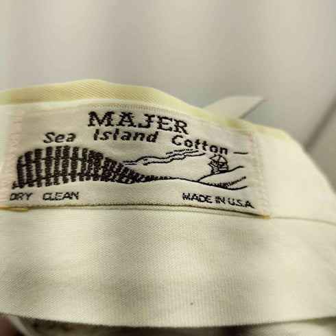 MAJER USA製 TALONジップ タックパンツ メンズ