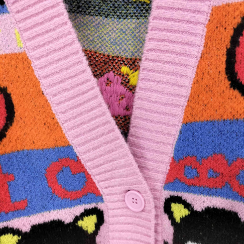 フォーエバー21 FOREVER 21 キャラクター アクリル混 カーディガン レディース JPN:S
