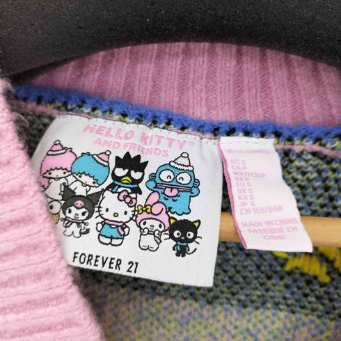 フォーエバー21 FOREVER 21 キャラクター アクリル混 カーディガン レディース JPN:S
