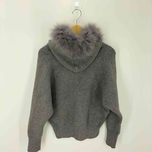 UNIK. ジップアップ ファーニットパーカー レディース ONE SIZE