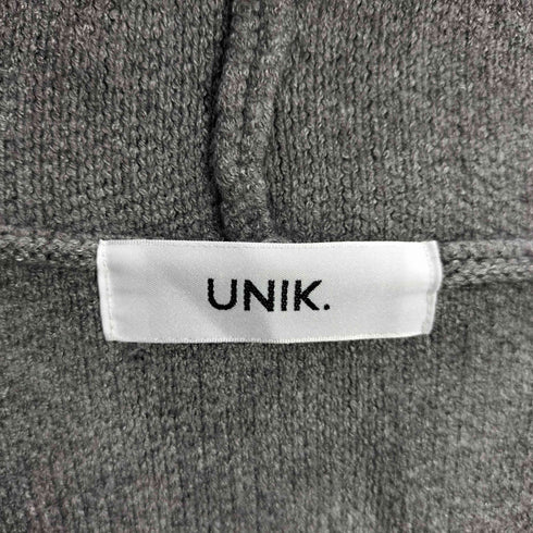 UNIK. ジップアップ ファーニットパーカー レディース ONE SIZE