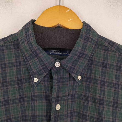ポロバイラルフローレン Polo by RALPH LAUREN カナダ製 チェックボタンダウンシャツ メンズ JPN:L