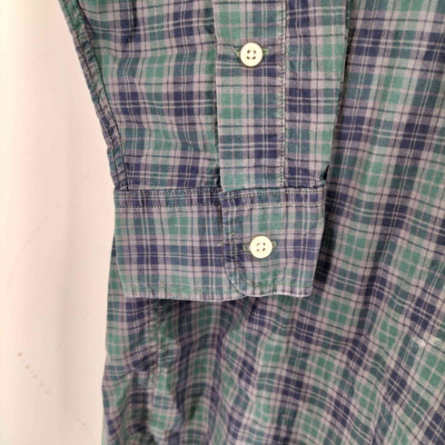 ポロバイラルフローレン Polo by RALPH LAUREN カナダ製 チェックボタンダウンシャツ メンズ JPN:L