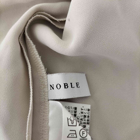 ノーブル Noble バイカラーメローステッチブラウス レディース