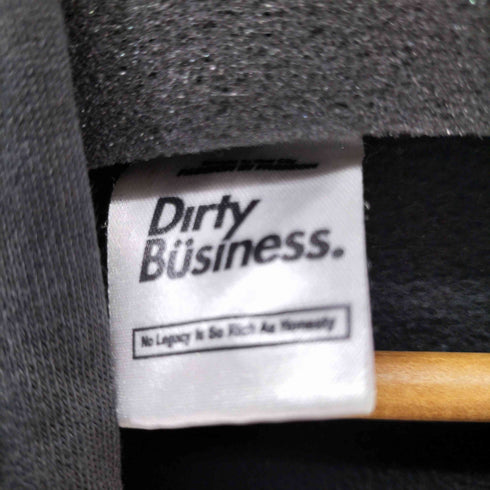 Dirty business ダメージ加工ロゴプリントクロップドプルオーバーパーカー ピグメント レディース JPN:XL