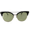 トムフォード TOM FORD Silver Mirror Cat Eye Sunglasses グラデーションレンズ ウェリントンサングラス メンズ 56□17 145