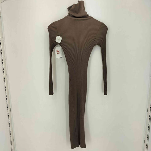 ザラ ZARA ジッパーリブワンピース レディース import:S