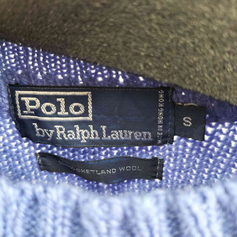 ポロバイラルフローレン Polo by RALPH LAUREN ポニー刺繍 ウールニット メンズ JPN:S