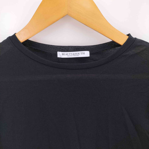 ビューティーアンドユースユナイテッドアローズ BEAUTY & YOUTH UNITED ARROWS コットンナイロン天竺 シアー クルーネック Tシャツ レディース