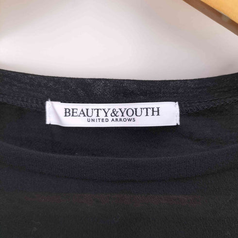 ビューティーアンドユースユナイテッドアローズ BEAUTY & YOUTH UNITED ARROWS コットンナイロン天竺 シアー クルーネック Tシャツ レディース