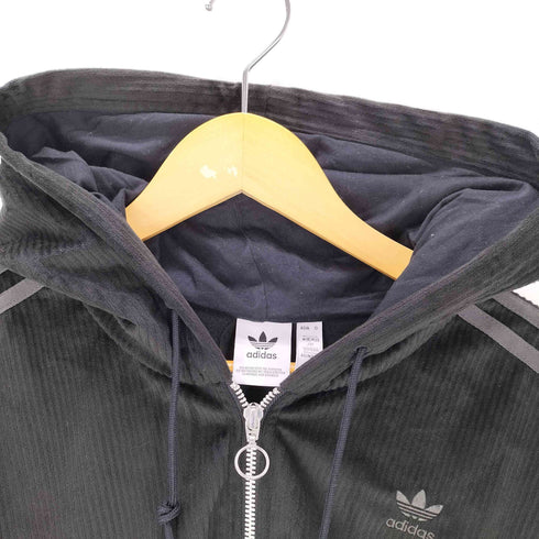 アディダス adidas ショート丈 フーデッドトラックジャケットセットアップ レディース JPN:M