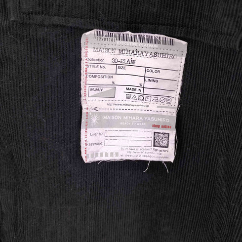 メゾンミハラヤスヒロ Maison MIHARA YASUHIRO OVER SHIRTS 44 メンズ JPN:44