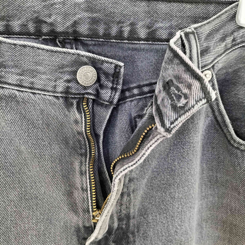 リーバイス Levis 00559-0412 後染め ブラックデニムパンツ メンズ 36inch
