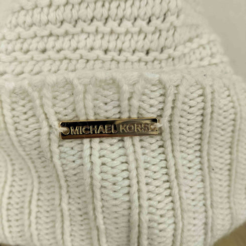 マイケルコース Michael Kors ロゴプレートニットキャップ レディース FREE