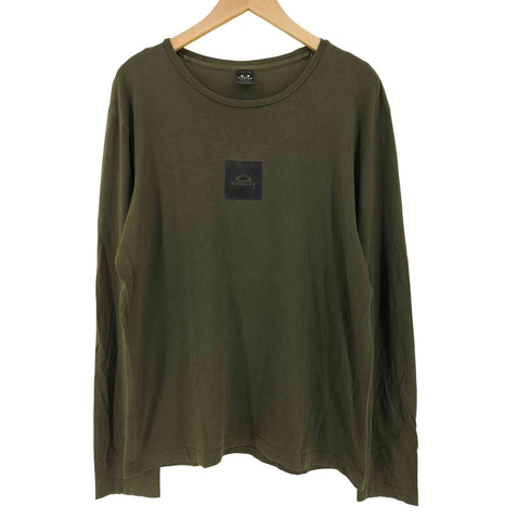 オークリー OAKLEY ロゴプリント L/S クルーネックTシャツ メンズ JPN:L