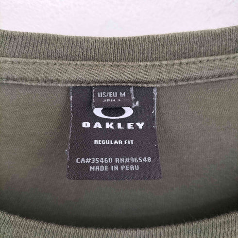 オークリー OAKLEY ロゴプリント L/S クルーネックTシャツ メンズ JPN:L