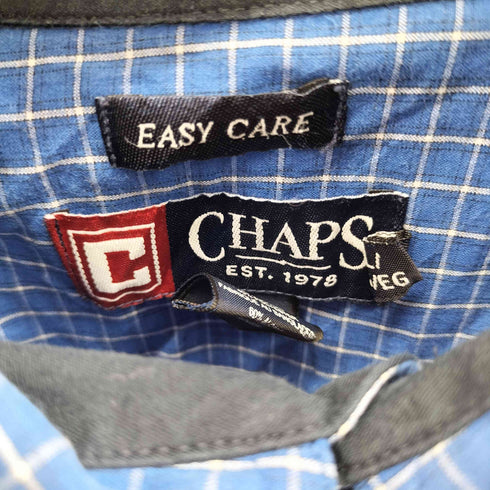 チャップス CHAPS EASY CARE BD L/S チェックシャツ メンズ import:XL