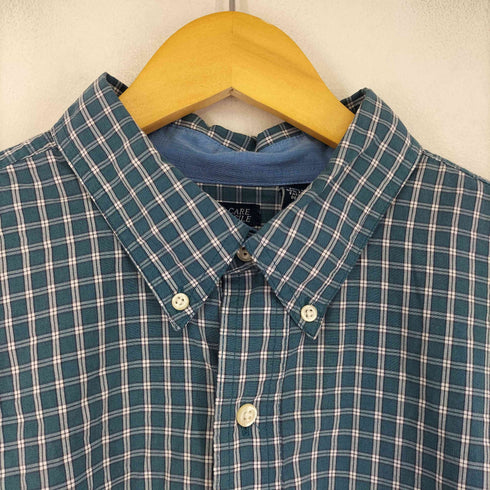 チャップス CHAPS EASY CARE SOIN FACIEL ワンポイントロゴ刺繍 BD L/S チェックシャツ メンズ import:XL