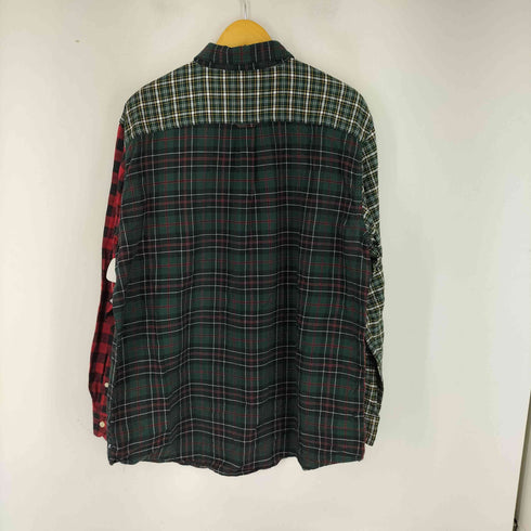 チャップス CHAPS BD L/S パッチワークデザインチェックシャツ メンズ import:XL