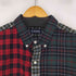 チャップス CHAPS BD L/S パッチワークデザインチェックシャツ メンズ import:XL