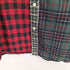 チャップス CHAPS BD L/S パッチワークデザインチェックシャツ メンズ import:XL