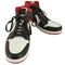 ジョーダンブランド JORDAN BRAND Air Jordan 1 Mid White/Gym Red Black メンズ JPN:27.5