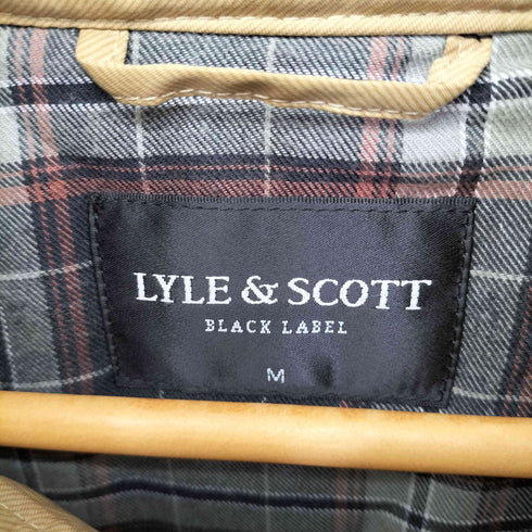ライルアンドスコット LYLE&SCOTT BLACK LABEL 中綿 ジップアップブルゾン 裏地チェック メンズ JPN:M