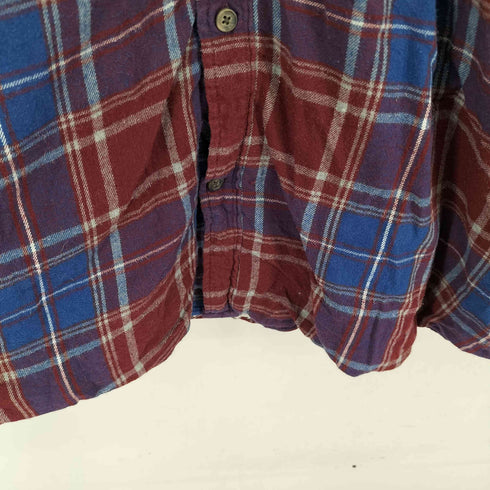 GUOZHITING 裏ボア L/S チェックシャツジャケット メンズ XXXL