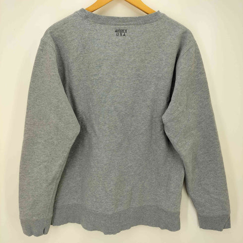アヴィレックス AVIREX L/S プルオーバー スウェット メンズ import:XL