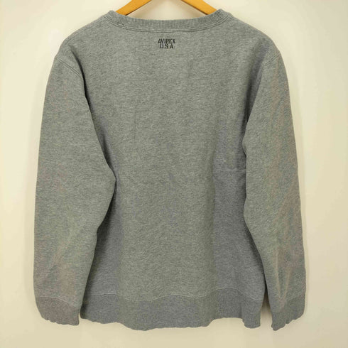 アヴィレックス AVIREX L/S プルオーバー スウェット メンズ import:XL