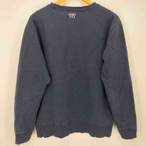 アヴィレックス AVIREX L/S プルオーバー スウェット メンズ import:XL