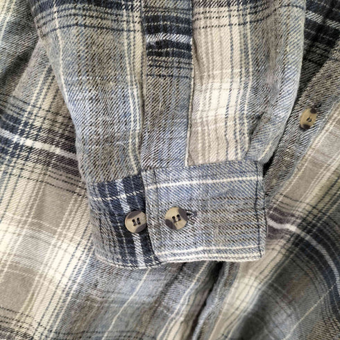 GRAND BANKS 裏ボアチェック L/S シャツジャケット メンズ import:L