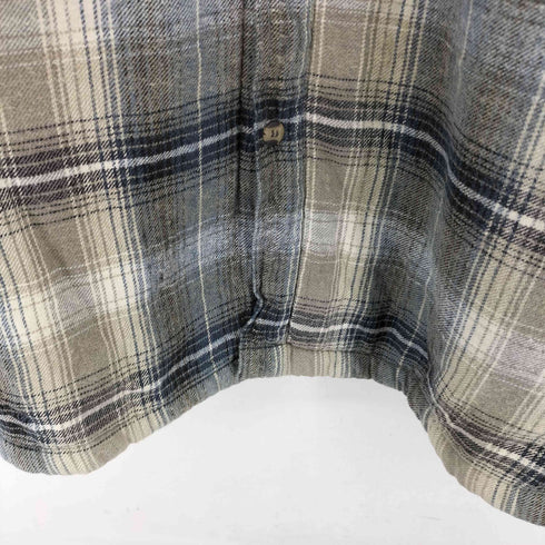 GRAND BANKS 裏ボアチェック L/S シャツジャケット メンズ import:L