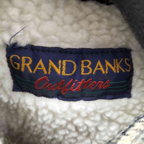 GRAND BANKS 裏ボアチェック L/S シャツジャケット メンズ import:L