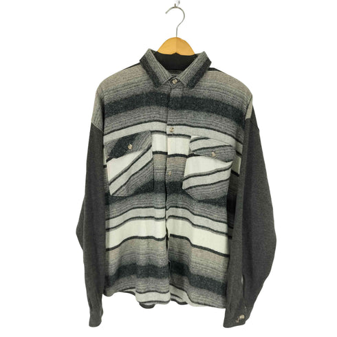 L/S ボーダーデザインシャツ メンズ