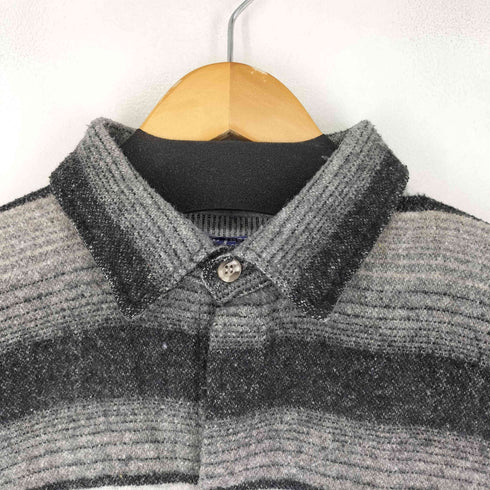 L/S ボーダーデザインシャツ メンズ
