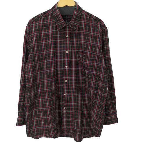 SOUTHERN FIELDS LL オーバーサイズワンポケットL/Sチェックシャツ メンズ LL