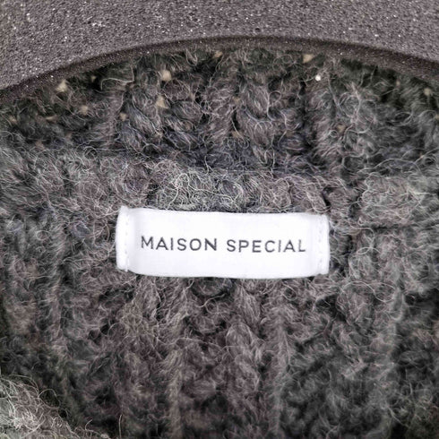 メゾンスペシャル MAISON SPECIAL Metallic Foil Cable Vest レディース