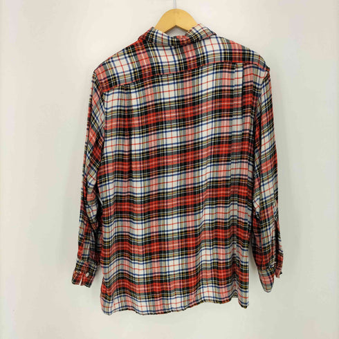 DEPINNA 60S~70S フラップポケット 剣襟 チェック L/S シャツ メンズ JPN:M