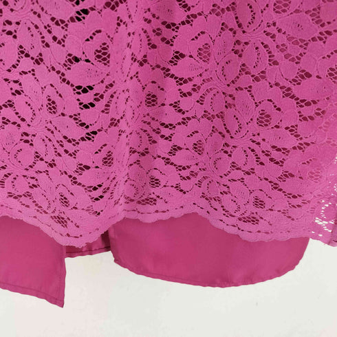 メゾンスペシャル MAISON SPECIAL Flocky Lace Wrap Layered Skirt レディース FREE
