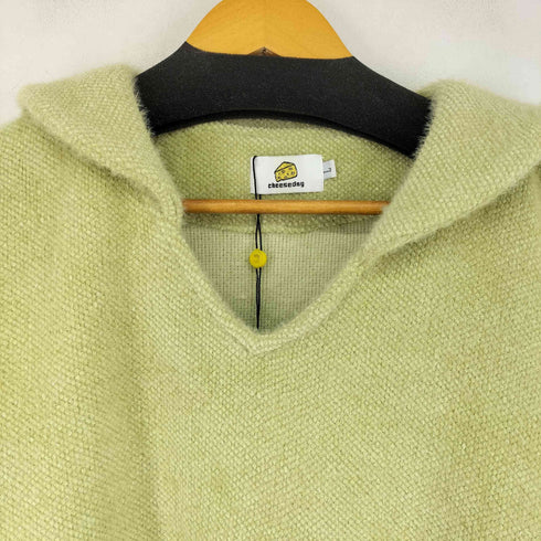 CHEESE DAY クマさん刺繍 デザインセーラーデザインニット レディース