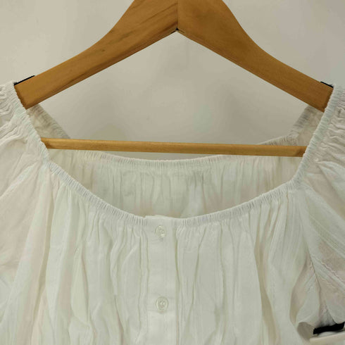 Didot.showroom パフオフショルコットンブラウス レディース FREE