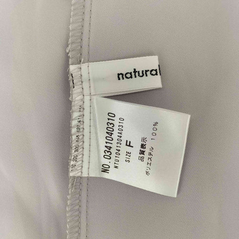 ナチュラルクチュール natural couture ゴールドバー付ボウタイブラウス レディース FREE