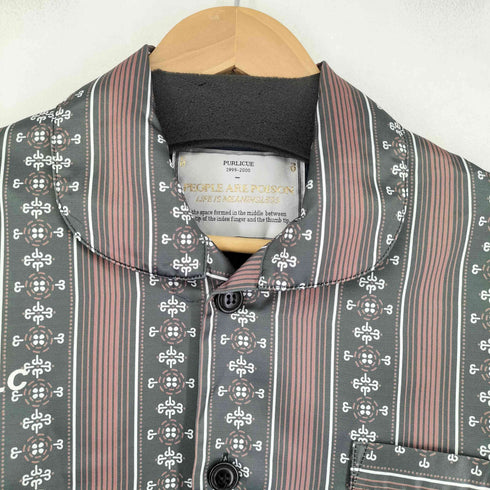 PURLICUE 総柄シャツジャケット メンズ import:M