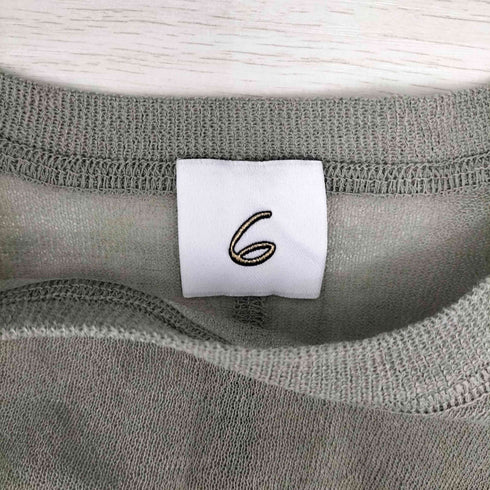 ロクビューティーアンドユースユナイテッドアローズ 6 BEAUTY & YOUTH UNITED ARROWS SUKE LOCK NO SLEEVE PULLOVER ニット レディース