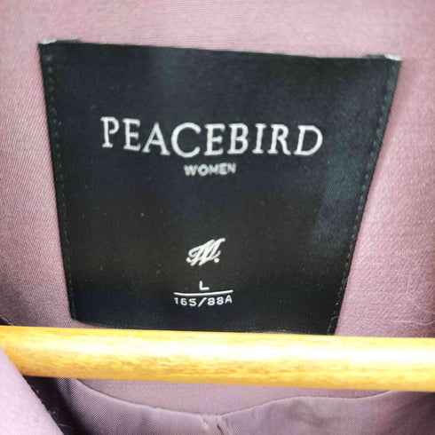 PEACEBIRD ダブルテーラードジャケット レディース import:L