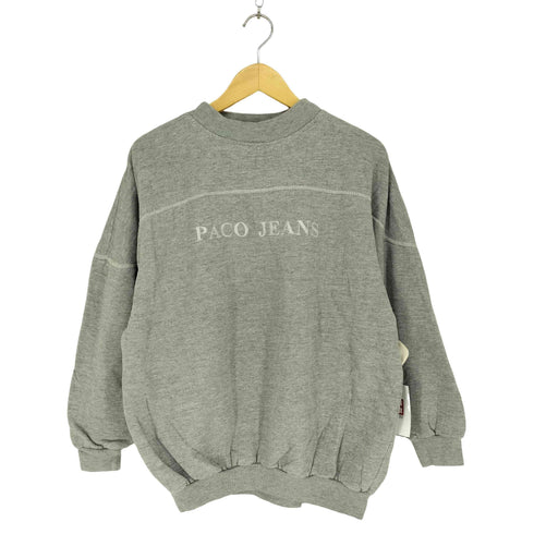 PACO JEANS ロゴ刺繍スウェット street メンズ JPN:L