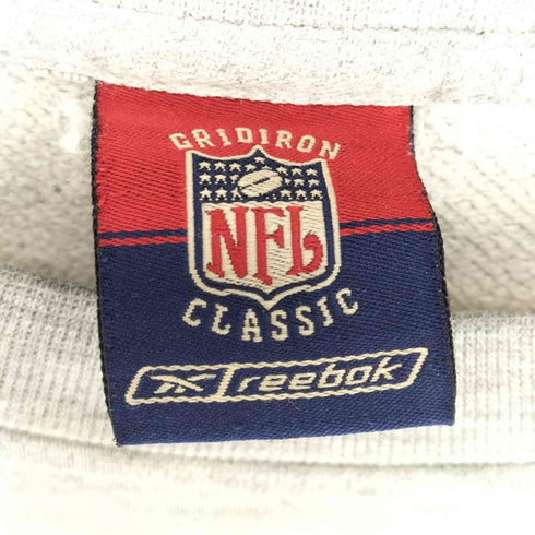 リーボック Reebok チームロゴプリント袖切替スウェット メンズ